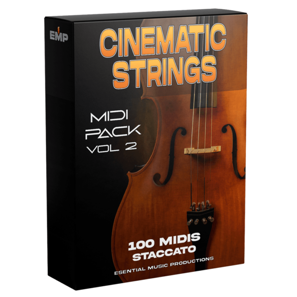 Cinematic Strings Midi Pack Vol 2 ( Staccato)