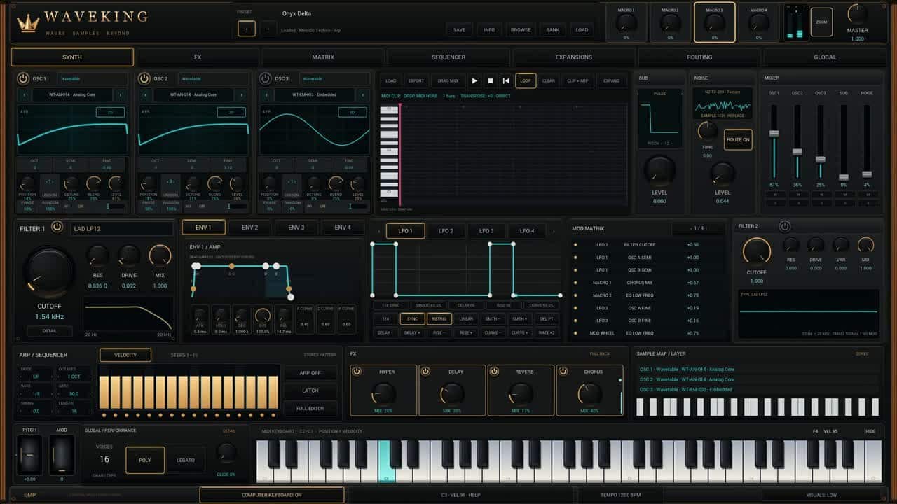 WaveKing Plugin interface